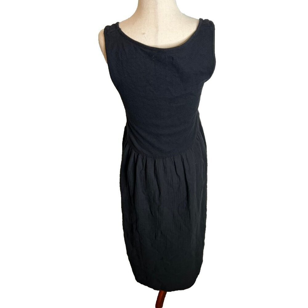 Madewell $98 Knit Tank Midi Dress in Black Size XS NK516 - Picture 5 of 9